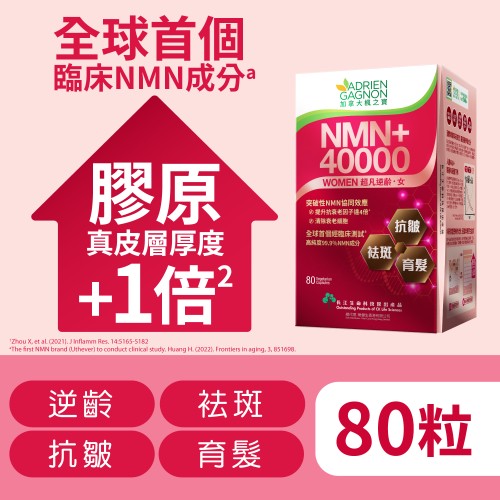 NMN+ 40000超凡逆齡(女士配方) 80粒